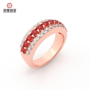 Anillo de Boda de Lujo, Clásico, de Alta Calidad, Certificado por IGI, con Diamantes Cultivados en Laboratorio de 2.4mm, Oro de 18K, para Aniversario y Fiesta - Product Image 3