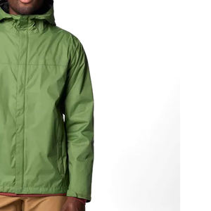 Chaqueta Cortavientos Impermeable y Transpirable Ligera Personalizada, Chaqueta de Lona de Alta Calidad de Color Sólido para Hombre, Ropa Urbana con Logotipo Frontal - Product Image 5