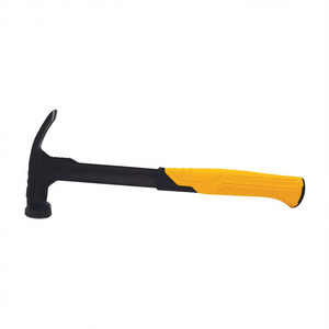 For Professional Grade Heavy-Duty Claw <b>Hammer</b> 12 Oz Steel Head with Yellow Grip for Framing and General Use - Product Image 2