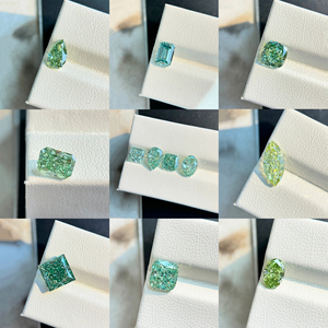 Diamante verde fantasia Lab sviluppato 2ct 3ct 4ct 5ct cuore portogallo colore ovale taglio diamanti da laboratorio - Product Image 6