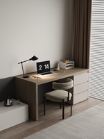Bureau d'ordinateur en bois écologique durable Longsen Home Office Furniture Design avec plusieurs tiroirs pour le rangement, modèle 0310-2