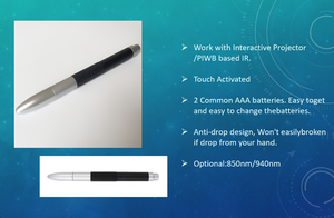 Penna Stilo Personalizzata per <span class=keywords><strong>Wii</strong></span> Iwb in Aula e Sala Conferenze, Penna IR per Lavagna Interattiva - Product Image 3