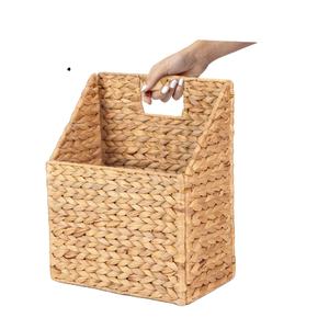 Panier de rangement en jacinthe d'eau tressé à la main, personnalisé au Vietnam, panier mural pour jardin, décoration intérieure - Product Image 1