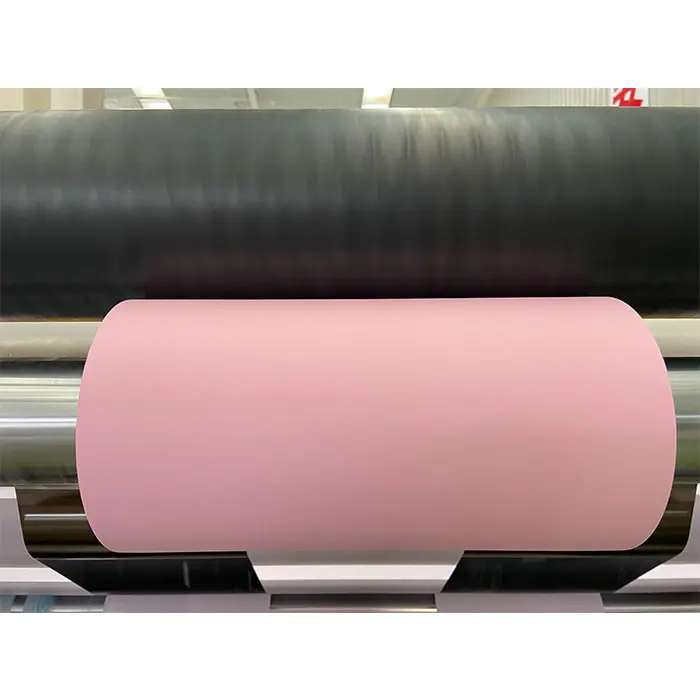 china pink PE film manufacturer woman female sanitary napkins wrap film