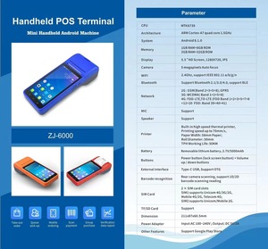 <span class=keywords><strong>POS</strong></span>-6000 4G 5.5-inch cầm tay Mã vạch QR Mã thiết bị đầu cuối 2 + 32 tiêu chuẩn Châu Âu Tiếng Anh di động <span class=keywords><strong>POS</strong></span> - Product Image 5