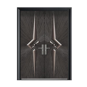 PHIPULO Fresh Drop Artisan <span class=keywords><strong>Puertas</strong></span> de sistema de entrada de aluminio Forjado a <span class=keywords><strong>mano</strong></span> Premium Door Grand Gate para residencias de alta gama - Product Image 6