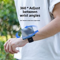 Support de téléphone de bracelet magnétique de bras de forme physique rotatif à 360 degrés portatif pour le cyclisme en plein air