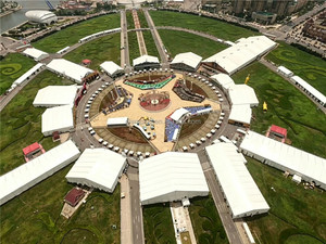 Carpa de Almacenamiento Resistente de PVC, Impermeable, Ignífuga, con Protección UV y Resistente al Viento, 30x50m, para Almacenes, Publicidad y Ferias Comerciales - Product Image 2