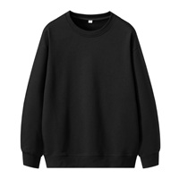 Sweat-shirts à capuche en coton et polyester pour hommes, coupe ample, manches longues, unis, épais, vente en gros