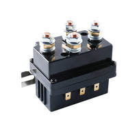 Kit de télécommande sans fil avec relais solénoïde de contacteur de treuil 12V 500A pour ATV, UTV, 4x4 tout-terrain, et ensemble de commande de treuil d'ancre pour bateau marin