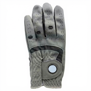 ถุงมือหนังแท้สำหรับตีกอล์ฟ MUDASSAR SPORTS GG/136 สำหรับผู้ชาย สายรัดข้อมือปรับได้ ปิดด้วยหัวเข็มขัด พร้อมตัวเลือกสกรีนโลโก้ สำหรับใช้งานทั่วไป - Product Image 3