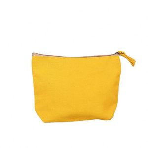 Wholesale Custom Travel Canvas Cosmetic Pouch Portable Cotton Canvas Travel Make up <b>Bag</b> Zipper Eco Friendly Canvas Toiletry <b>Bag</b> - Product Image 1