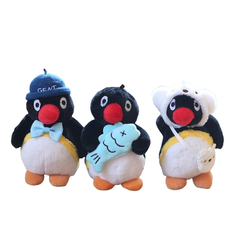 Peluche Pororo Penguin Racing Adventure - Amico Pinguino 24cm, Giocattolo Imbottito Carino