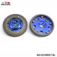 ADDCO-Blox Slide Réglable Cam Gear Poulie Cam Poulie Ensemble Pour Nissan CA18DET CA18DE Bleu AD-CG180DET-BL