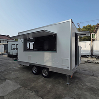 Camion de restauration mobile sur mesure pour hot-dogs, smoothies, snacks, café, avec boîte carrée, norme australienne