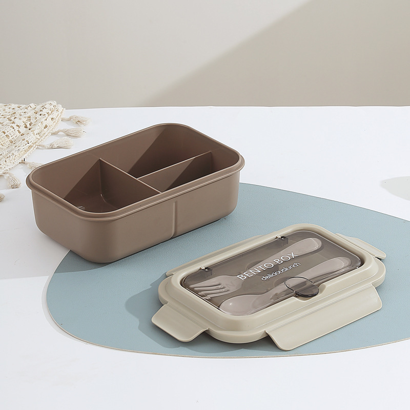 PP three compartments-beige brown