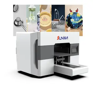 Sunika fábrica multifuncional de alto rendimiento competitivo polvo de curado que sacude A4 pequeña impresora UV para logotipo imprimante