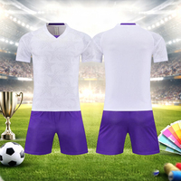 Ensemble de maillot de football à motif étoile, uniforme de football à manches courtes à séchage rapide avec short, nom et numéro personnalisés pour l'entraînement et les matchs d'équipe