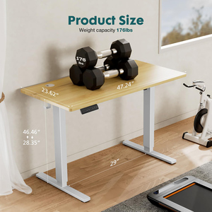Singolo motore elettrico regolabile PC tavolo seduto in <span class=keywords><strong>piedi</strong></span> Computer Computer portatile scrivania da ufficio struttura 2 gambe scrivania in <span class=keywords><strong>piedi</strong></span> - Product Image 3