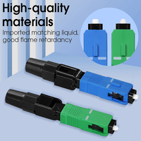 Conector Rápido de Fibra Óptica para Redes Exteriores y FTTH, Adaptador de Fibra Óptica SC LC PC UPC