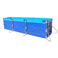 Bâche en PVC sur mesure de 750 g/m², anti-moisissure, pour bassins à poissons en plastique