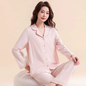 <span class=keywords><strong>Camicia</strong></span> <span class=keywords><strong>da</strong></span> <span class=keywords><strong>Notte</strong></span> in Cotone per Donna e Ragazza, Taglia M-XXL, Traspirante, Tinta Unita, Casual, a Maniche Lunghe - Product Image 1