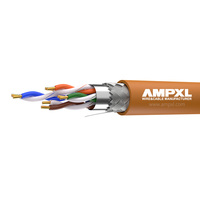 Kabel LAN U/UTP CAT 5E 4PR 24AWG PVC 305 Meter Tembaga Murni Solid UTP 0.51mm 1000ft 305m Kabel Jaringan