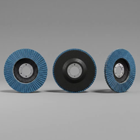 Flap Disc Flat Emery Cloth Wheel untuk Pemolesan Logam dengan Performa Potong Tinggi