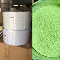 C.I.393 OB1 Lesheng Poudre de colorant dispersé éclaircissant Vert/Jaune 25kg/sac Vente directe usine Utilisé pour accessoires de tuyauterie PVC ABS/HDPE/PE