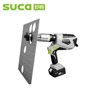 SUCA SC-12A充電式バッテリー駆動パンチャーマシンコードレスホールパンチャー油圧ノックアウトセット - Product Image 5