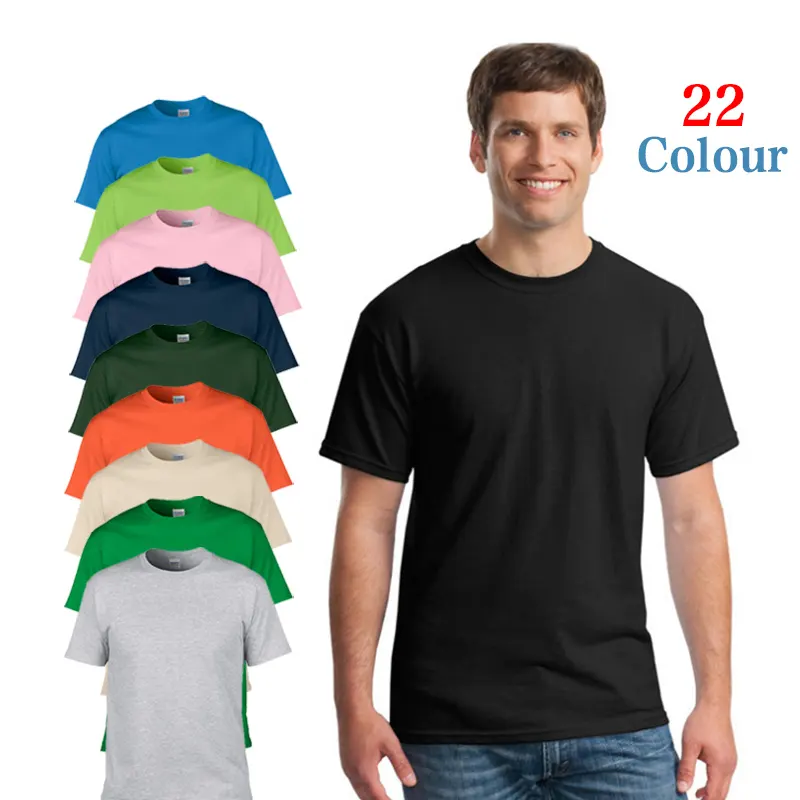 100% Cotton Men's t shirt with print customized your brand logo T-shirt Men's Graphic T-shirt Women's Oversized Blank T-