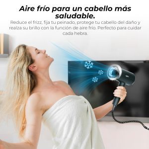 Asciugacapelli da parete bianco da 1600W per uso alberghiero - Product Image 5
