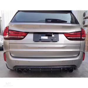 Difusor Trasero de Fibra de Carbono Estilo V para <span class=keywords><strong>BMW</strong></span> <span class=keywords><strong>X5M</strong></span> F85 X6M F86 <span class=keywords><strong>2015</strong></span>-2018, Alerón Trasero, Estilo de Auto - Product Image 5
