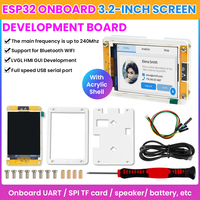 ESP32 Layar 3.2-inci Terintegrasi, Papan Pengembangan GUI HMI LVGL Tanpa Layar Sentuh dengan Cangkang Akrilik