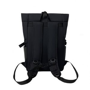 High Quality 17 Inch Custom Simple Waterproof Teenager <b>Roll</b> <b>Top</b> Outdoor School Bags Business Travel <b>Laptop</b> <b>Backpack</b> for Men - Product Image 2