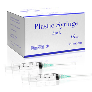 Jeringa de Insulina Veterinaria Desechable y Estéril de 5 ml, Segura para Uso Animal - Product Image 1