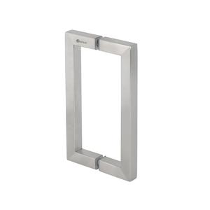 Poignée de porte en verre en forme de O dos à dos en acier inoxydable - Product Image 3