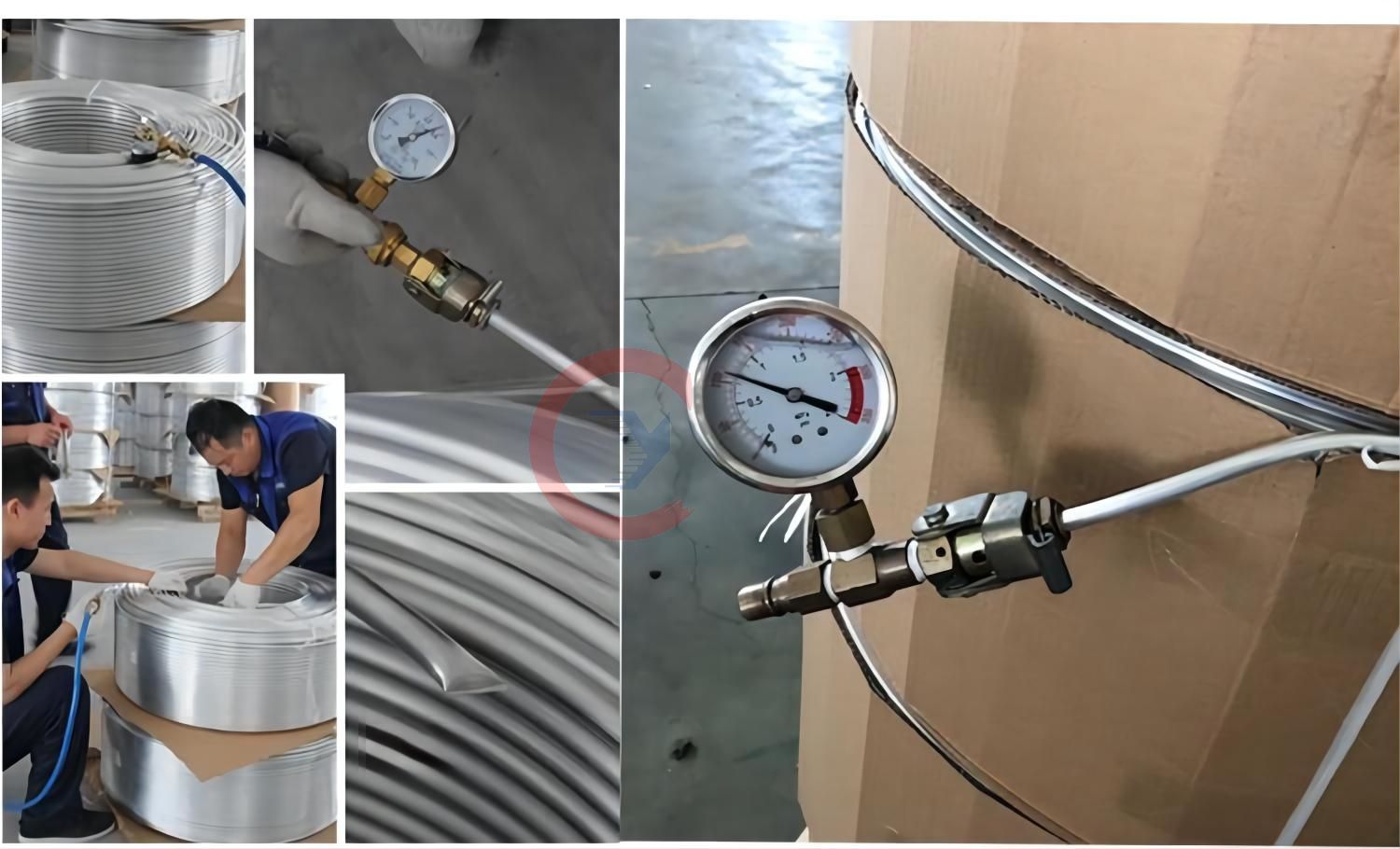 3003 Aluminum Coil Tube Pancake 0.1-12mm Thickness For Air Conditioners