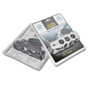 12V-24V 3 cách xe nhẹ hơn ổ cắm Splitter sạc Power adapter DC + USB 3 cổng cắm PVC đen xe nội thất phụ kiện - Product Image 6