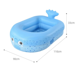 Piscine gonflable JOSEN en PVC pour enfants, légère, portable, avec toboggan et arroseur, jouets aquatiques d'extérieur - Product Image 3