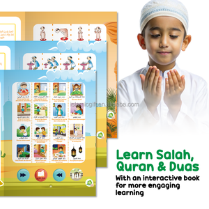 ELETREE Livre électronique <span class=keywords><strong>pour</strong></span> enfants <span class=keywords><strong>français</strong></span> arabe islamique bilingue <span class=keywords><strong>français</strong></span> arabe livre sonore phonétique Coran jouets éducatifs - Product Image 4