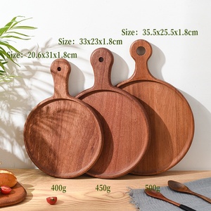Planche à découper robuste et antidérapante de qualité supérieure pour <span class=keywords><strong>boucherie</strong></span>, en bois d'ébène africain - Product Image 3
