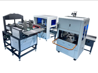 Machine automatique de positionnement visuel pour la fabrication de boîtiers et de couvertures intérieures, machine de fabrication de livres à couverture rabattable