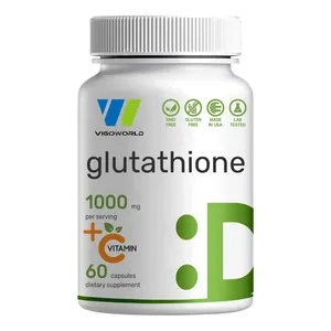 Kraut-Glutathion-Supplement Vitamin C aktive reduzierte Form Kapseln Antioxidant Entgiftung Unterstützung Immun Haut-Aufhellung