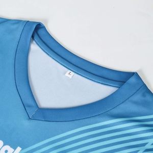 Wholesale Silk Screen Printing Men's T <b>Polyester</b> Quick Dry Breathable Tee Shirt Stretchy Running Tops Custom Sports <b>Tshirt</b> - Product Image 4