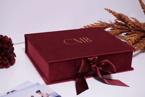 Scatole di Lusso su Misura in Velluto Premium per Confezioni Regalo Natalizie, Omaggi Aziendali, <span class=keywords><strong>Bomboniere</strong></span> per Matrimoni e Feste di Compleanno - Product Image 6