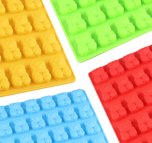 แม่พิมพ์ซิลิโคนรูปหมีขนาดกลาง 35 ช่อง สำหรับทำ<span class=keywords><strong>ช็อกโกแลต</strong></span> ฟัดจ์ เยลลี่ พุดดิ้ง ลูกอม ขายดี - Product Image 5