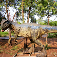 Modèle de dinosaure animatronique réaliste grandeur nature fabriqué à la main par l'usine Cetdino Zigong.