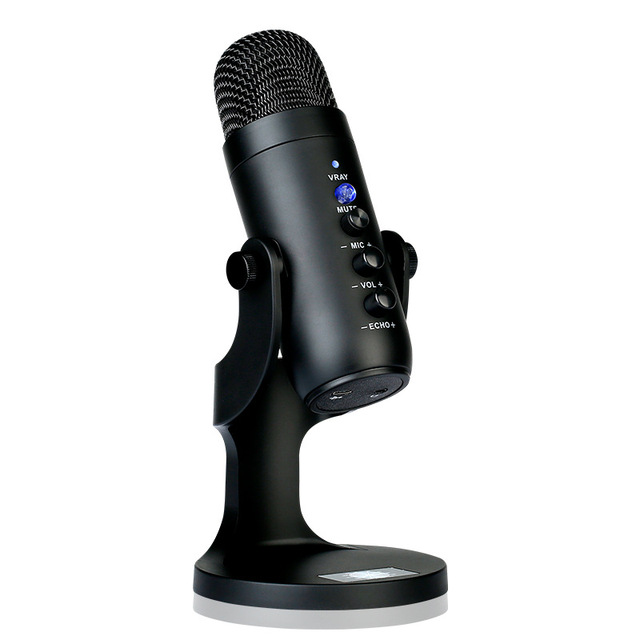 Professional USB Microphone Condenser PC Computer Laptop Recording Mic for Studio Singing Game Streaming & Live Broadcast