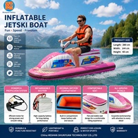 Jet ski gonflable avec moteur, scooter sous-marin électrique pour lac, jet ski gonflable avec moteur pour adultes, machine de divertissement